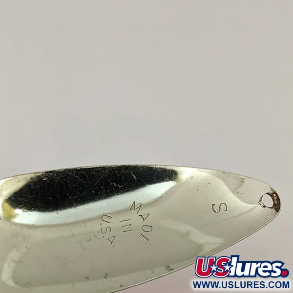  Worth Chippewa Steel Spoon, зелений/білий/нікель, 10 г, блесна коливалка (колебалка) #13971