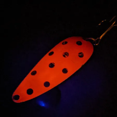 Worth Chippewa Steel Spoon, червоний/чорний/нікель, 14 г, блесна коливалка (колебалка) #13972