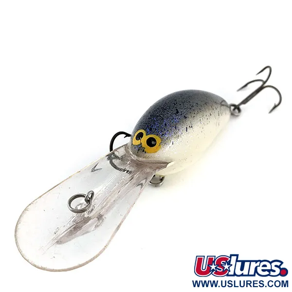 Norman DD22, білий/синій/блакитний гліттер, 28 г, воблер #14019