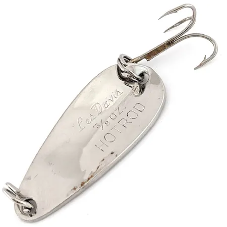 Luhr Jensen Les Davis Hotrod, нікель/червоний, 11 г, блесна коливалка (колебалка) #14031