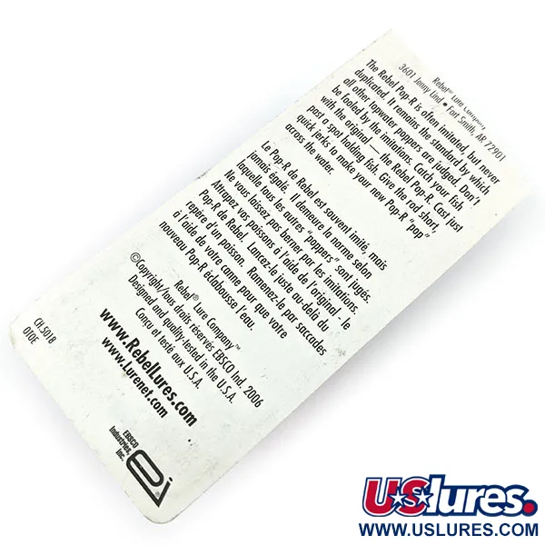  Rebel Mag Pop-R, S (Silver), 12 г, воблер #17439