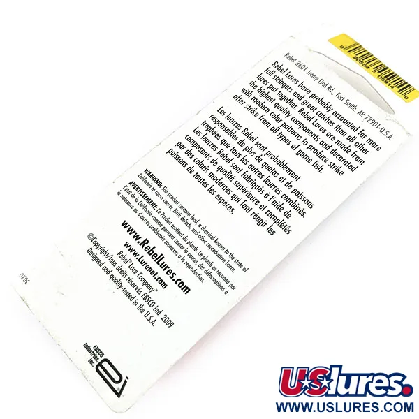  Rebel Minnow Asst, золото, 9 г, блесна коливалка (колебалка) #17499