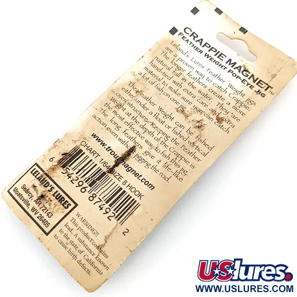 Leland's Lures Pop-eye Jig, 0,5 г, до рибалки #14059