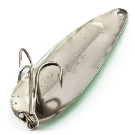 Worth Chippewa Steel Spoon, зелений/білий/нікель, 14 г, блесна коливалка (колебалка) #14065