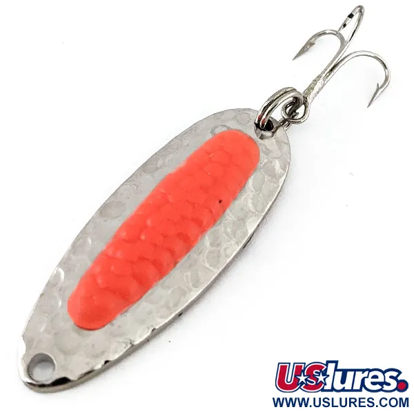  Blue Fox Pixee UV (світиться в ультрафіолеті), карбований нікель/рожевий, 7 г, блесна коливалка (колебалка) #14092