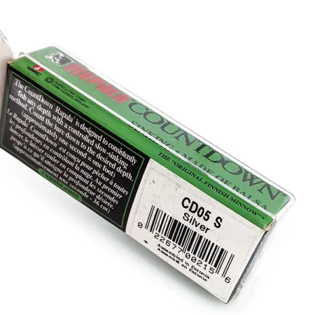Rapala Countdown S5, S (Silver), 5 г, воблер #14099