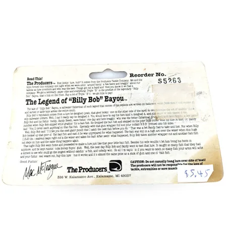 Producers Billy Bob's Tripple "B", райдужний блакитний/чорний, 17 г, воблер #14106