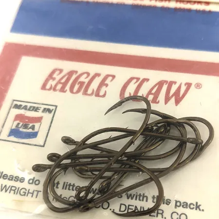 Крючок Eagle Claw #2, бронза, до рибалки #14110