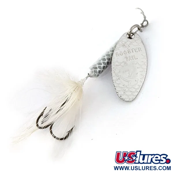 Yakima Bait Worden’s Original Rooster Tail, срібло, 3,6 г, блешня оберталка (вертушка) #14141