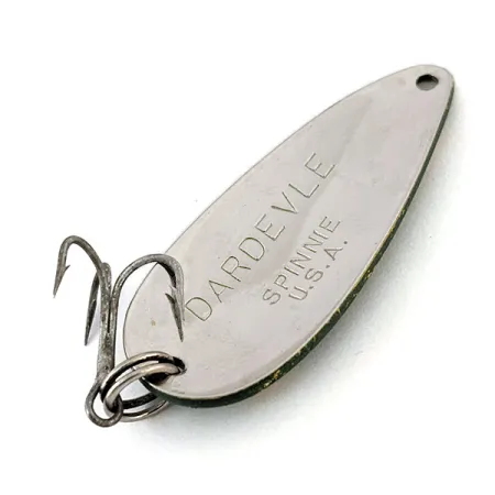 Eppinger Dardevle Spinnie, Frog/нікель, 9 г, блесна коливалка (колебалка) #14148