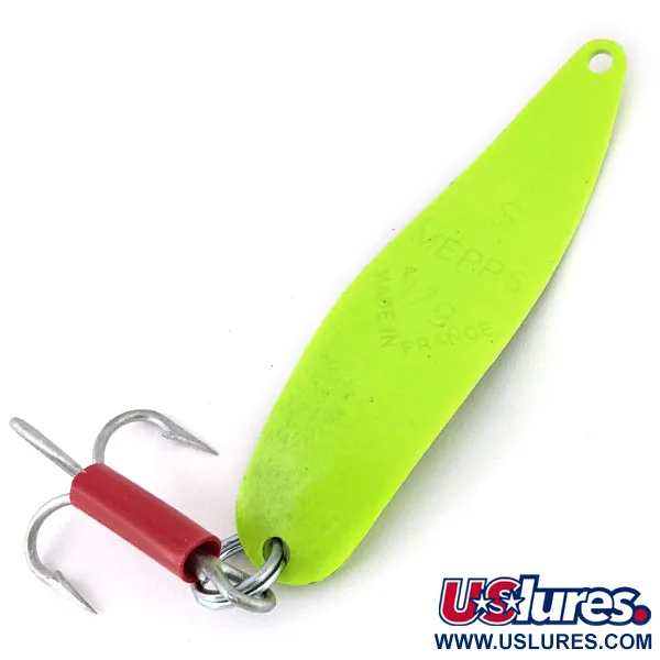 Mepps Syclops 2 UV (світиться в ультрафіолеті), Шартрез, 17 г, блесна коливалка (колебалка) #14159