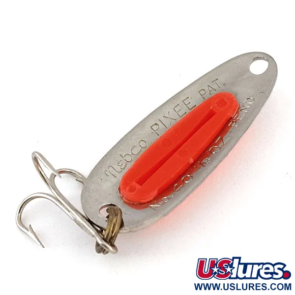  ​Nebco Pixee, карбований нікель/рожевий, 3,5 г, блесна коливалка (колебалка) #14161