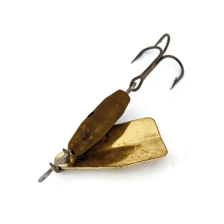 Jake's Lures Jake's Stream-a-Lure, золото/червоний, 4,5 г, блешня оберталка (вертушка) #14162