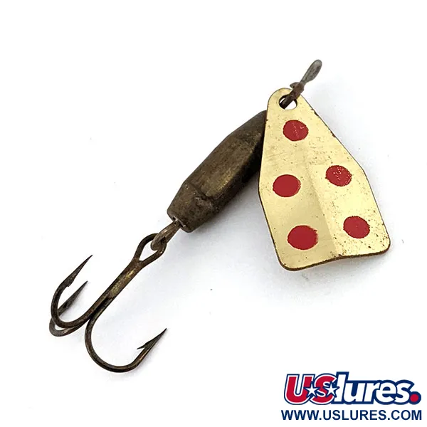 Jake's Lures Jake's Stream-a-Lure, золото/червоний, 4,5 г, блешня оберталка (вертушка) #14162