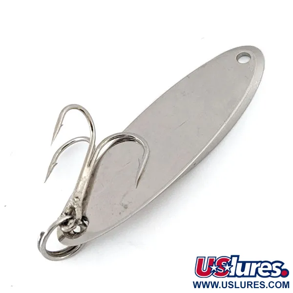 Acme Kastmaster UV (світиться в ультрафіолеті), нікель/зелений, 14 г, блесна коливалка (колебалка) #14189