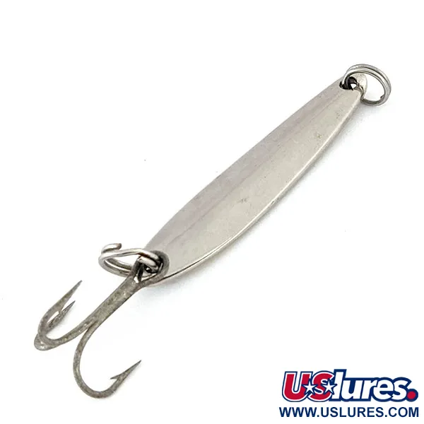 ​Bay de Noc Swedish Pimple 3, нікель/зелений, 6 г, блесна коливалка (колебалка) #14191