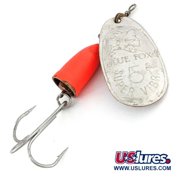  Blue Fox Super Vibrax 5, срібло, 13 г, блешня оберталка (вертушка) #14197