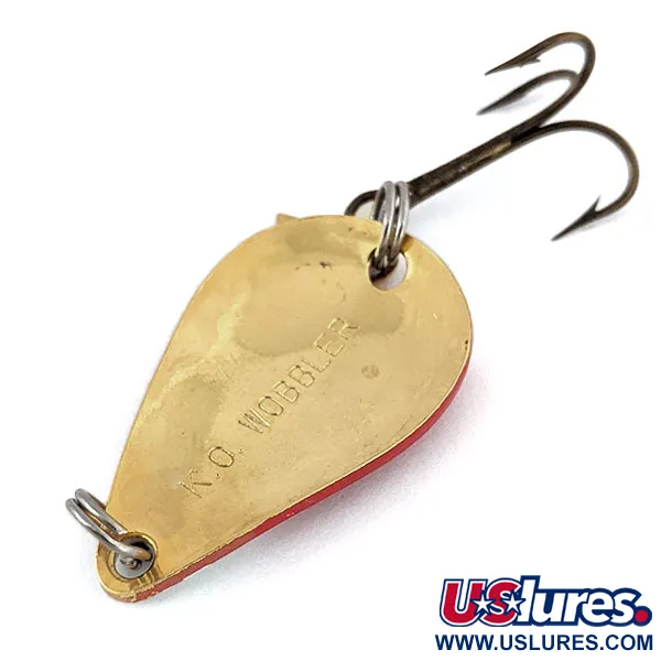 Acme K.O. Wobbler, червоний/білий/золото, 7 г, блесна коливалка (колебалка) #14232