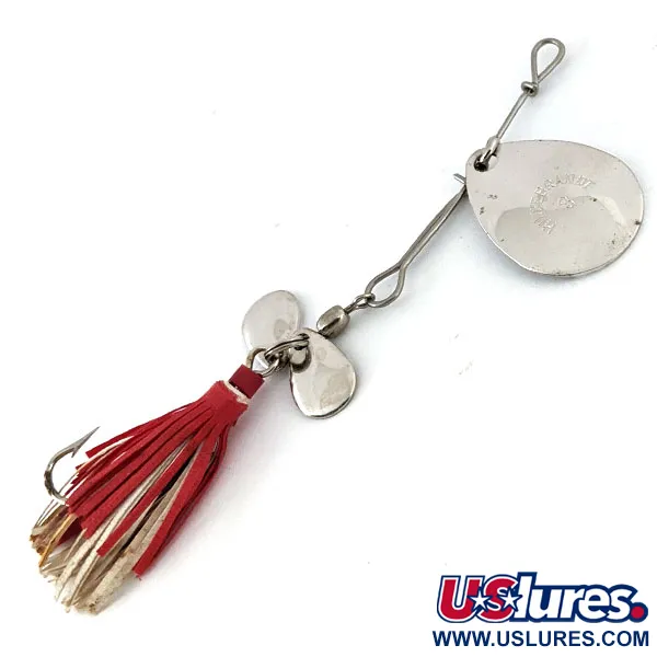 Hildebrandt Spinners Hildebrandt 3, нікель/червоний, 2,5 г, блешня оберталка (вертушка) #14260