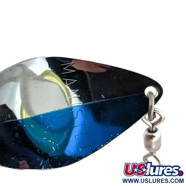 Luhr Jensen ​Manistee 3, срібло/синій, 9 г, блесна коливалка (колебалка) #14270