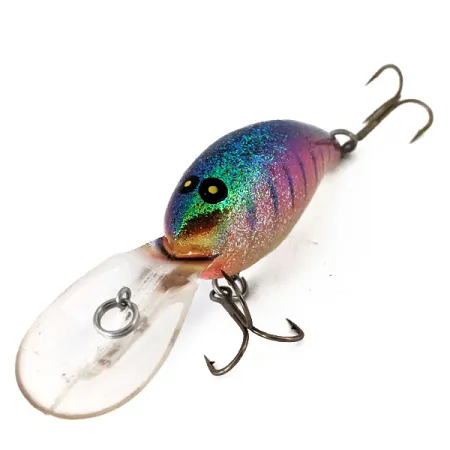 Norman DD14, Окунь з покриттям зеленим гліттером, 16 г, воблер #14288