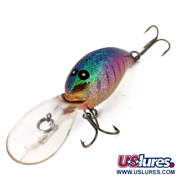 Norman DD14, Окунь з покриттям зеленим гліттером, 16 г, воблер #14288