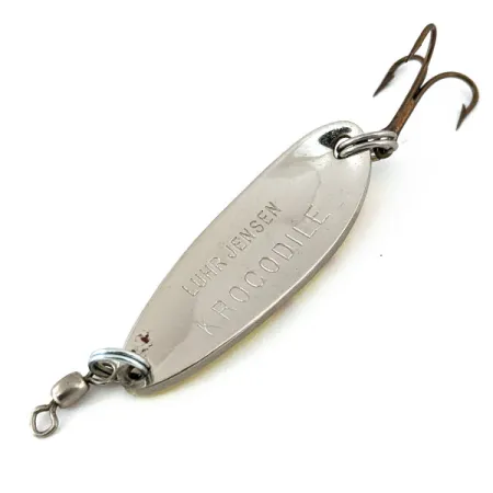 Luhr Jensen Krocodile, жовтий/червоний/нікель, 9 г, блесна коливалка (колебалка) #14296