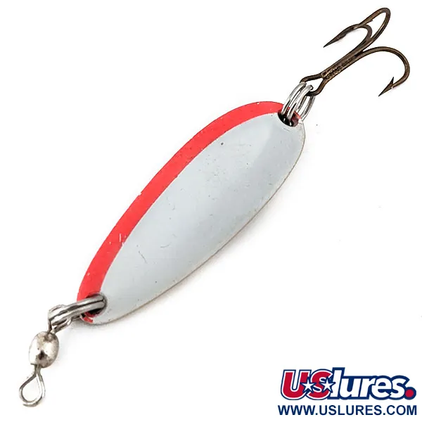 Luhr Jensen Krocodile, білий/червоний/золото, 9 г, блесна коливалка (колебалка) #14297