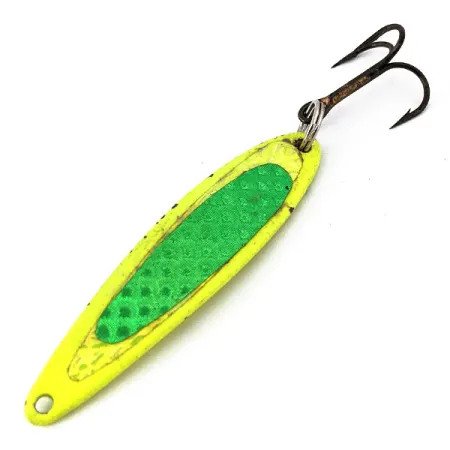 Bay de Noc Swedish Pimple #6 UV (світиться в ультрафіолеті), Шартрез, 14 г, блесна коливалка (колебалка) #14309