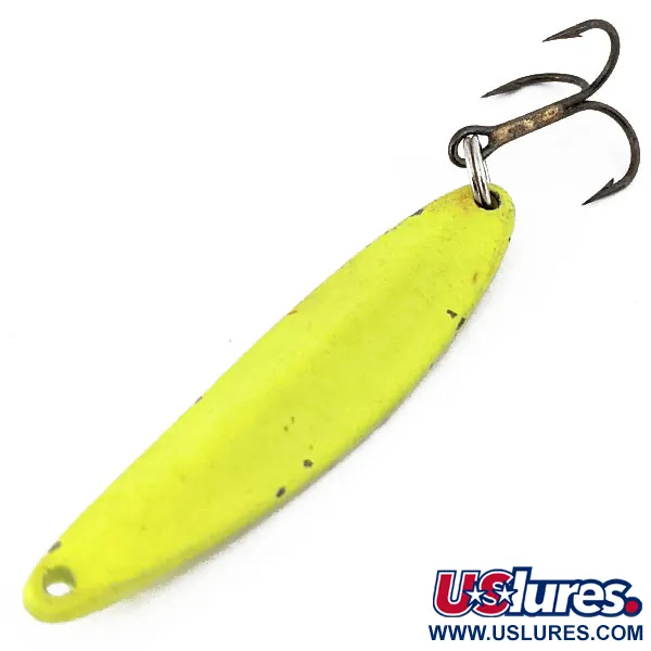  Bay de Noc Swedish Pimple #6 UV (світиться в ультрафіолеті), Шартрез, 14 г, блесна коливалка (колебалка) #14309