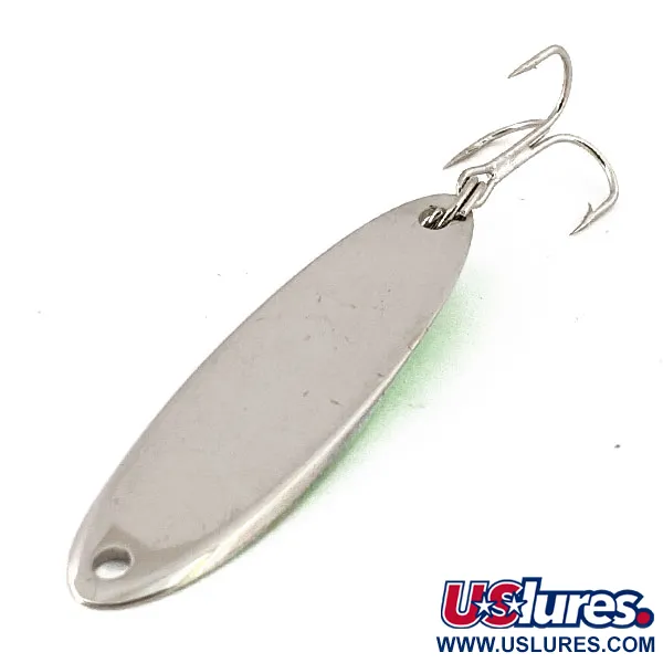 Acme Kastmaster UV (світиться в ультрафіолеті), Хром/зелений, 10,5 г, блесна коливалка (колебалка) #16279