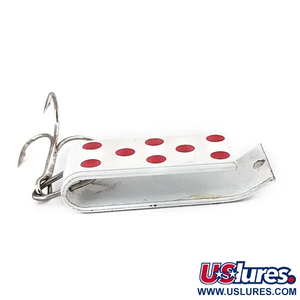  Jake's Lures Lil Jake, білий/червоний, 9 г, блесна коливалка (колебалка) #14326