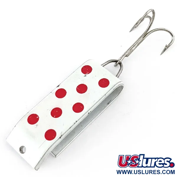  Jake's Lures Lil Jake, білий/червоний, 9 г, блесна коливалка (колебалка) #14326