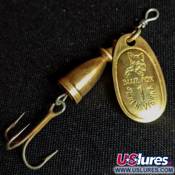  Blue Fox Vibrax 1, золото, 4 г, блешня оберталка (вертушка) #14329