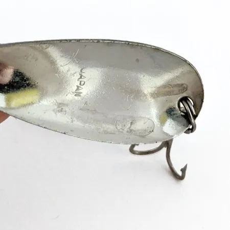 Moriyama, зелений/жовтий/нікель, 7 г, блесна коливалка (колебалка) #14330