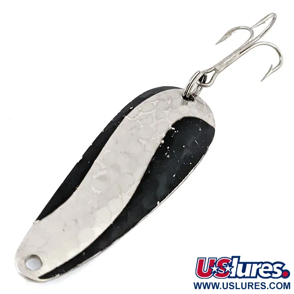 Aeroplane Spinner Aero, карбований нікель/чорний, 10 г, блесна коливалка (колебалка) #14331