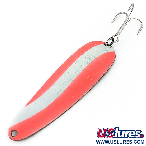  Worth Chippewa Steel Spoon, рожевий/білий/мідь, 17 г, блесна коливалка (колебалка) #14332