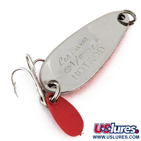 Luhr Jensen ​Les Davis Hotrod, білий/рожевий/нікель, 7 г, блесна коливалка (колебалка) #14335