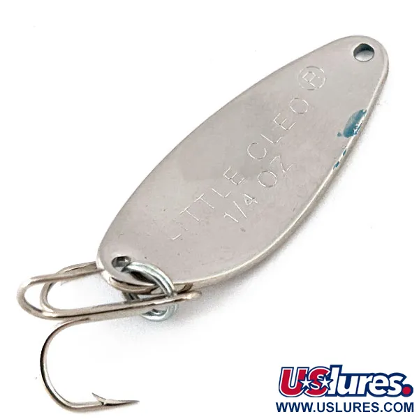  Little Cleo Seneca, нікель/синій, 7 г, блесна коливалка (колебалка) #14336