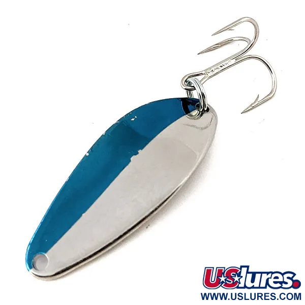  Little Cleo Seneca, нікель/синій, 7 г, блесна коливалка (колебалка) #14336