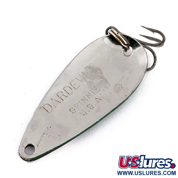 Eppinger Dardevle Spinnie, зелений/білий/нікель, 9 г, блесна коливалка (колебалка) #14348