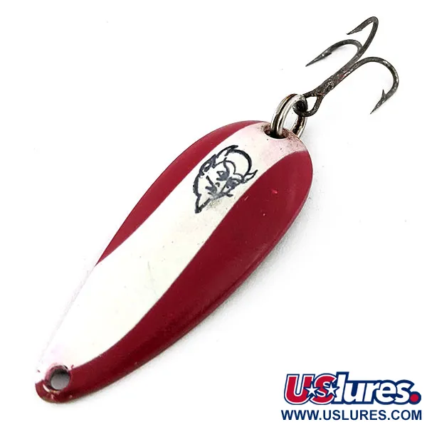 Eppinger Dardevle Spinnie, червоний/білий/латунь, 9 г, блесна коливалка (колебалка) #14349