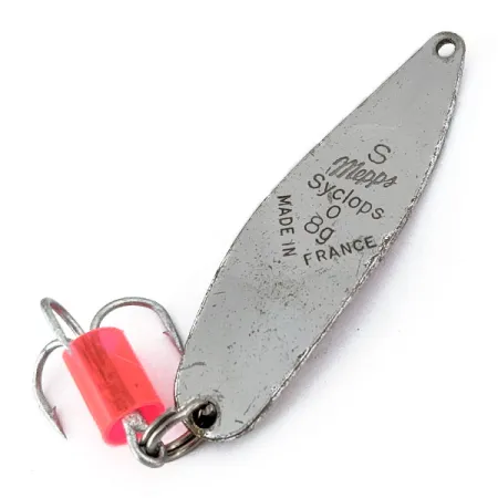 Mepps Syclops 0, срібло/рожевий, 8 г, блесна коливалка (колебалка) #14350