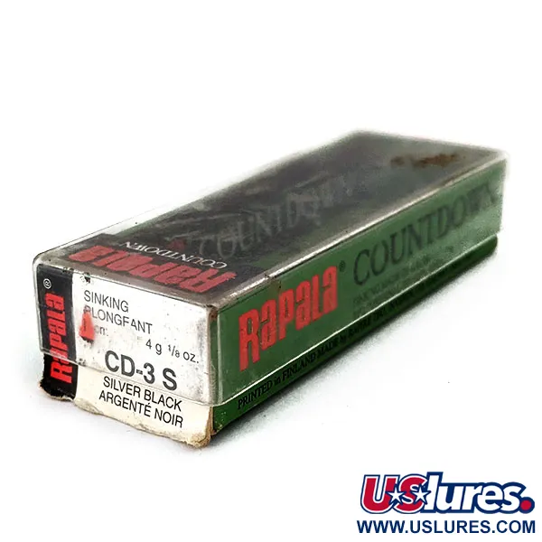 Rapala Countdown S3, S (Silver), 4 г, воблер #14372