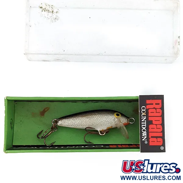 Rapala Countdown S3, S (Silver), 4 г, воблер #14372