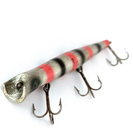 Unknown Wooden Pencil Plug, сірий/червоний/чорний, 8,5 г, воблер #14491