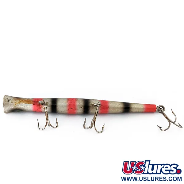 Unknown Wooden Pencil Plug, сірий/червоний/чорний, 8,5 г, воблер #14491