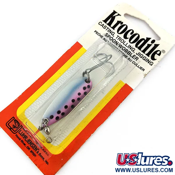 Luhr Jensen Krocodile, райдужна форель, 9 г, блесна коливалка (колебалка) #14497