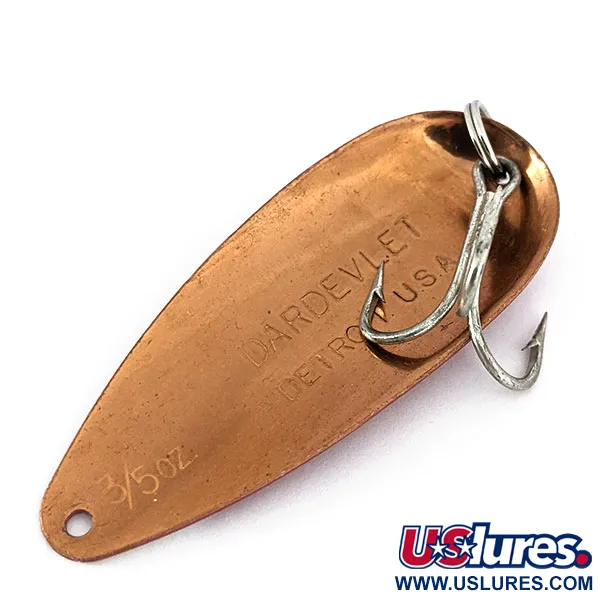 Eppinger Dardevle Dardevlet, червоний/білий/мідь, 21 г, блесна коливалка (колебалка) #14549