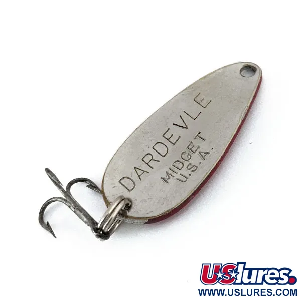 Eppinger Dardevle Midget, червоний/білий/нікель, 6 г, блесна коливалка (колебалка) #14554